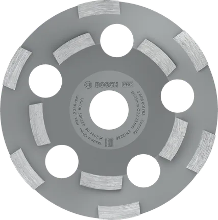 Bosch PRO abrazīvā slīpēšanas galva 125 mm betonam.