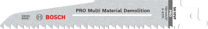 Bosch PRO Multi Material Demolition S610VF zāģa asmens.