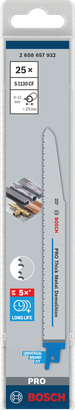 Bosch PRO bieza metāla demontāžas asmens S1130CF, 25 gab.