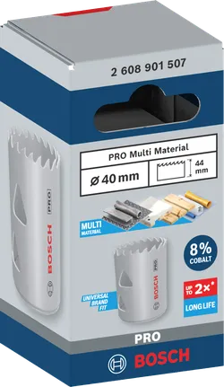 Bosch PRO Multi Material caurumzāģis 40 mm.