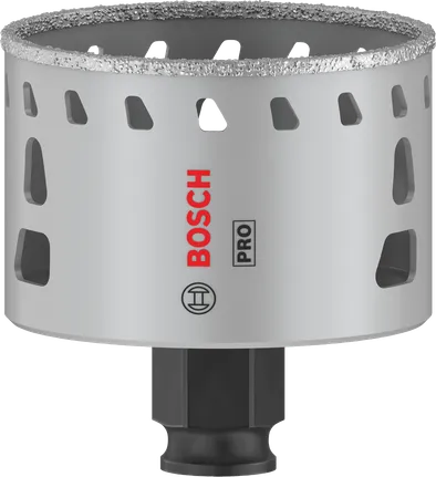Bosch PRO Tile PC Plus caurumzāģis 64 mm flīžu griešanai.