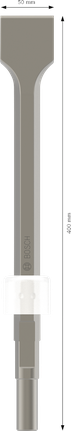 Bosch PRO HEX 19-4C lāpstas kalts, 50 x 400 mm.