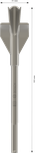 Bosch PRO SDS max spārnotais kalšanas kalts 35x380 mm.