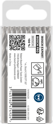 Bosch PRO Metal HSS-G spirālurbju komplekts 4,3 mm, 10 gabali.