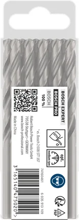 Bosch PRO Metal HSS-G spirālveida urbji 6,1 mm iepakojumā.