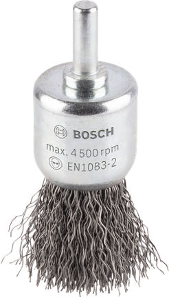 Bosch PRO metāla tīrās birste ar taisnu kātu, 25 mm.