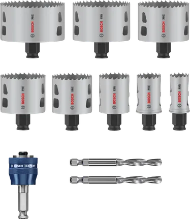 Bosch PRO Multi Material PC Plus caurumzāģu komplekts, 11 gab.