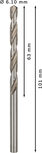 Bosch PRO Metal HSS-G spirālveida urbis 6,1 mm.