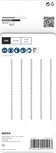 Bosch PRO Hardwood fast T344DF figūrzāģa asmeņi, 152 mm.