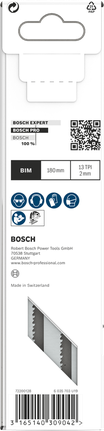 Bosch PRO Metal Sandwich T718BF figūrzāģa asmeņu komplekts, 180 mm.