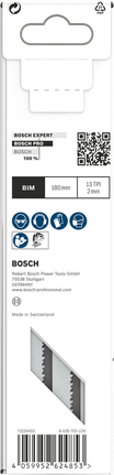 Bosch PRO Metal Sandwich T718BF figūrzāģa asmeņi 180 mm, 5 gab. iepakojumā.