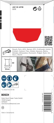 Bosch PRO AIZ 32 APIB iegremdējamās griešanas asmens 32 × 50 mm 5 gab.