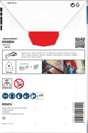 Bosch PRO AVZ 93 G 93 mm daudzfunkcionālā instrumenta piederums.