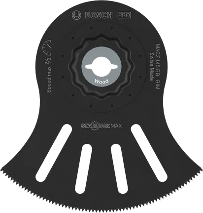 Bosch PRO MACZ 145 BB daudzfunkcionālā instrumenta asmens kokam.