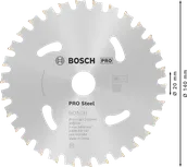 Bosch PRO Steel akumulatora ripzāģa asmens 140 mm.