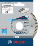 Bosch PRO keramikas dimanta disks 115 × 22,23 mm.