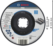 Bosch PRO metāla slīpēšanas disks 125 mm X-Lock.