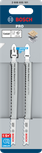 Bosch PRO Multi Material T345XF figūrzāģa asmeņi, 132 mm.