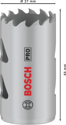 Bosch PRO daudzfunkcionālais caurumzāģis 27 mm, ar vītni.