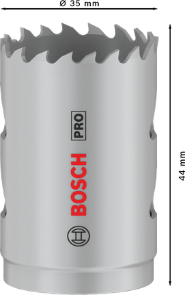 Bosch PRO daudzfunkcionālais caurumzāģis ar 35 mm vītni.