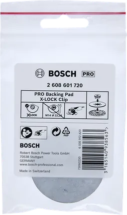 Bosch PRO pamatnes paliktnis X-Lock klipsis.