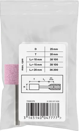 Bosch PRO tērauda montāžas uzgaļu komplekts 25×20 mm G60 cilindrisks.