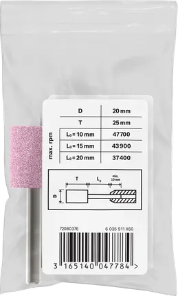 Bosch PRO tērauda montāžas punktu komplekts 20×25 mm G60 cilindrisks.
