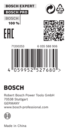 Bosch redukcijas gredzens 20 x 0,8 x 16 mm.