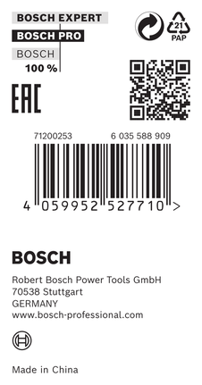 Bosch redukcijas gredzens 30 x 1 x 20 mm.