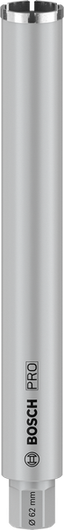 Bosch PRO kroņurbis mitrajai apstrādei 62 x 450 mm ar 1 1/4 collas UNC uzgali.