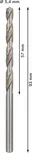 Bosch PRO Metal HSS-G 5,4 mm spirālveida urbis.