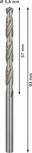 Bosch PRO metāla HSS-G spirālveida urbis 5,6 mm.