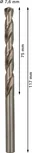 Bosch PRO Metal HSS-G spirālveida urbis 7,6 mm.