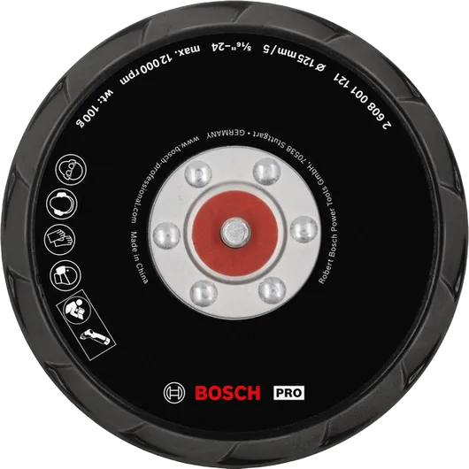 Bosch PRO pulēšanas disks 125 mm, vidējs, paredzēts GPX 12V-125.