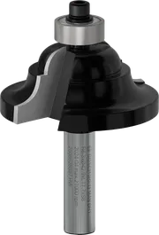 Bosch PRO frēzes uzgaļa uzgalis ar līstīti un maliņu, R 6,3 kāts, 8 mm.