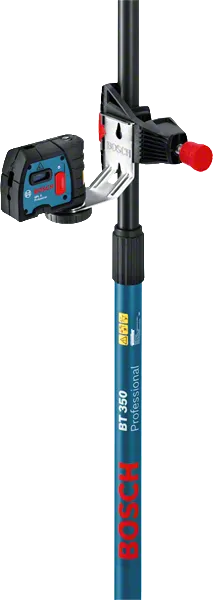 Bosch BT 350 teleskopiskais kāts ar lāzera līmeņošanas instrumentu.