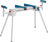 Bosch GTA 2600 zāģa statīvs ar izvelkamu balstu.