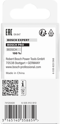 Bosch PRO frēzes uzgalis Ovolo 1/4 collas kāta piederums.