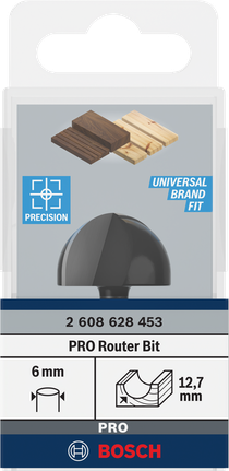 Bosch PRO frēzes uzgalis 12,7 mm serdes kastē.