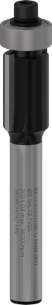 Bosch PRO frēzes uzgalis apakšējā gultņa izlīdzinošajai apdarei 9,5x13,7 mm.