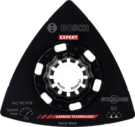 Bosch EXPERT AVZ 90 RT6 karbīda slīpēšanas plāksne, 90 mm.
