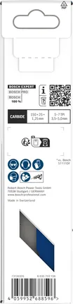 Bosch EXPERT S969XHM demontāžas asmens 150 × 25 × 1,25 mm.