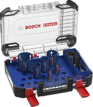 Bosch EXPERT Multi Material Power Change Plus caurumzāģu komplekts.