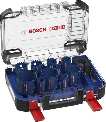 Bosch EXPERT Multi Material Power Change Plus caurumzāģu komplekts.