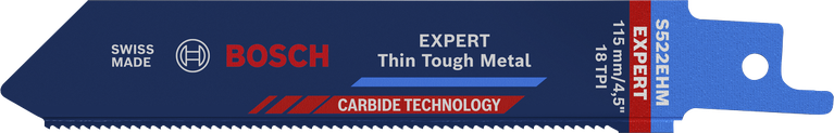 Bosch EXPERT Thin Tough Metal S 522 EHM virzuļzāģa asmens.