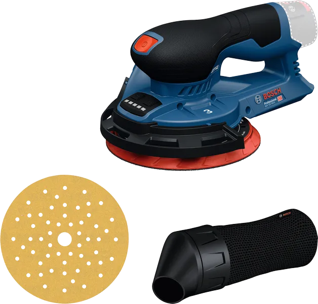Bosch GEX 12V-150 akumulatora ekscentra slīpmašīna.