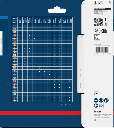 Bosch EXPERT sendvičpaneļu ripzāģa asmens 165 x 2/1,6 x 20 mm T30.
