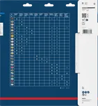 Bosch EXPERT tērauda ripzāģa asmeņu saderības tabula.