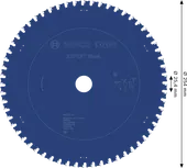 Bosch EXPERT tērauda ripzāģa asmens 254 mm T60.