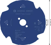Bosch EXPERT šķiedru cementa ripzāģa asmens 140 mm.